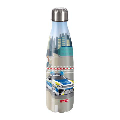 Step by Step Edelstahl-Trinkflasche Police Car Cody, 500 ml