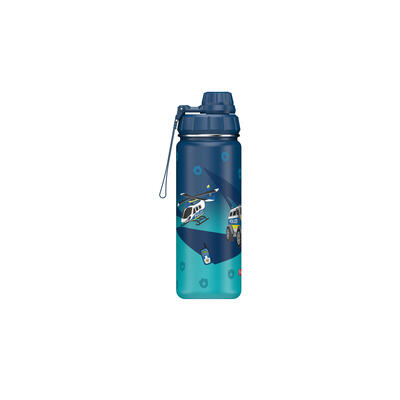 Step by Step - Isolierte Edelstahl-Trinkflasche Police