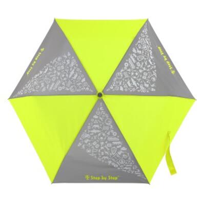 Step by Step Regenschirm, Neon Yellow, mit reflektierendem Print