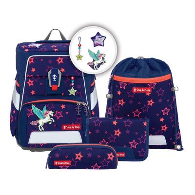 Step by Step SPACE SHINE, Schulranzen-Set 5-teilig, Pegasus Night Nuala, Special Edition