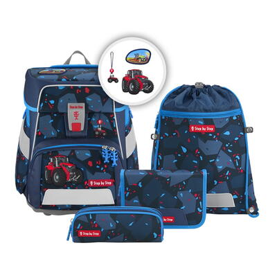 Step by Step SPACE, Schulranzen-Set 5-teilig, Tractor Freddy