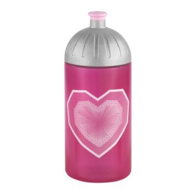 Step by Step Trinkflasche 500 ml, Glitter Heart Hazle