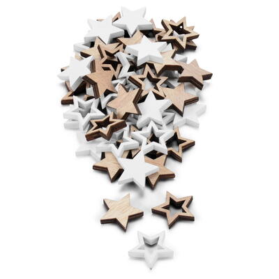 Sterne, Holzsterne, Weihnachten, Sterne aus Holz, Streuer, Streuartikel, Weihnachtstreuer