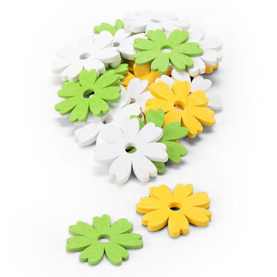 Streublten, Holzblten, Blten, Blumen, Blumen zum Streuen, Streuer, Streuartikel, Blumen aus Holz, Holzblumen 