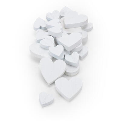 Streuherzen, Holzherzen, Herzen, Herz, Holz-Herz, Herzen zum Streuen, Streuer, Streuartikel, Herzen aus Holz