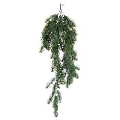 Tannenhnger, Tannenzweig, Tannenzweig knstlich, Grner Tannenzweig, Weihnachtsdeko, Kunstpflanzen, Winterdeko, Adventsdeko  