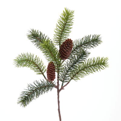 Tannenzweig, k�nstlicher Tannenzweig, Weihnachtsdeko, Winterdeko, Adventsdeko, Tannen-Zweig, Deko-Zweig, Kunstpflanzen, Tannenzw