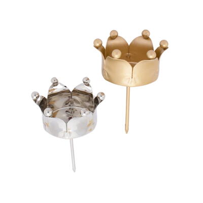 Teelichthalter Krnchen, Teelichthalter zum Stecken, Kerzenhalter, Kerzenhalter am Stab, Kerzenstecker