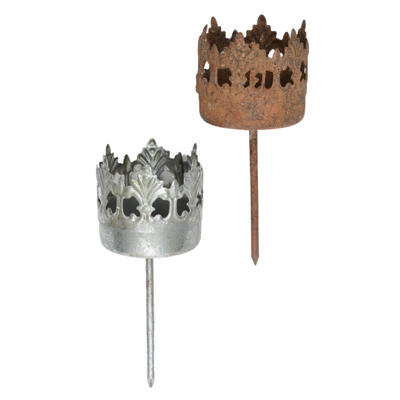 Romadedi Kerzenhalter Adventskranz - 4er Set Gold Für Stabkerzen