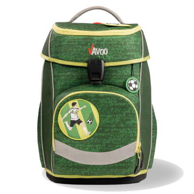 Vavoo Quin Pro, Schulranzen-Set 6-teilig, Green