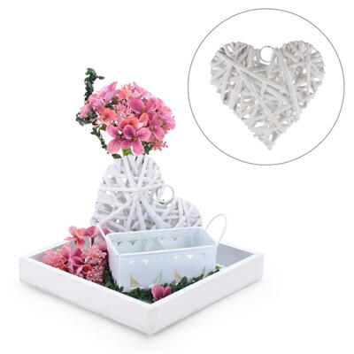 Weiden-Herz, wei� � 15 cm