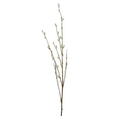 Weidenkätzchen-Zweig, Frühlingsblüher, Frühlingsdeko, Weide, künstliche Palmkätzchen, Kunstblume, Kunstpflanze