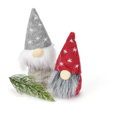 Wichtel zum Stellen, Weihnachtsdeko, Filzwichtel