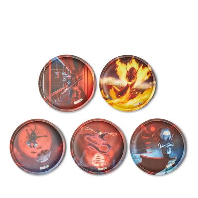 ergobag Klettie-Set, 5-teilig, Feuerdrache