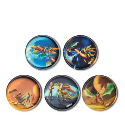 ergobag Klettie-Set, 5-teilig, Flugdrache