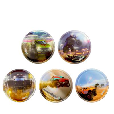 ergobag Kletties-Set, 5-teilig, Monstertrucks