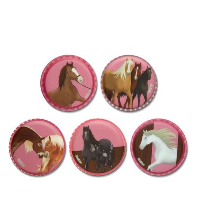 ergobag Kletties-Set, 5-teilig, Pferde im Galopp