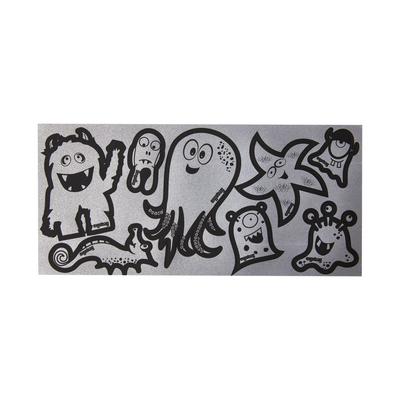 ergobag Reflexie-Sticker Set, silber