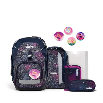 ergobag Schulranzen Pack, 6-teilig, Brlaxy, Super-Reflex Edition