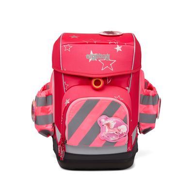 ergobag Seitentaschen Zip-Set mit Reflektorstreifen, pink