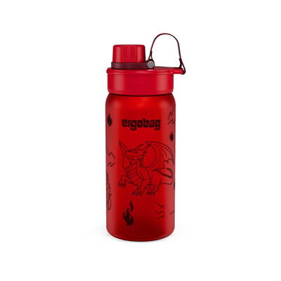 ergobag-Trinkflasche Tritan, Drache rot