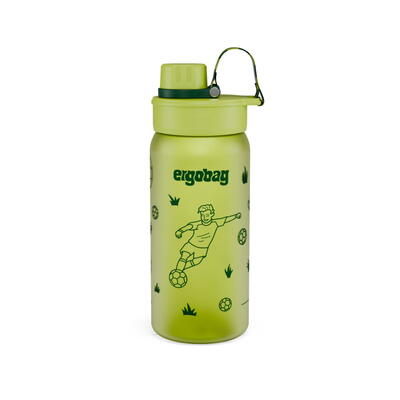 ergobag-Trinkflasche Tritan, Fu�ball gr�n