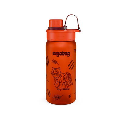 ergobag-Trinkflasche Tritan, Tiger rot