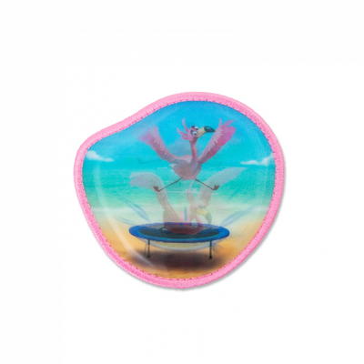 ergobag Wackelbild-Klettie, Flamingo