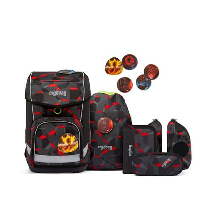 ergobag cubo light, Schulranzen-Set, 5-teilig, TaekBrdo