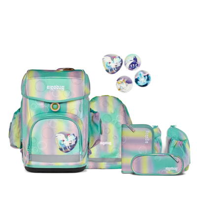 ergobag cubo light, Schulranzen-Set 6-tlg., ZauBrwelt