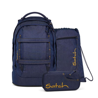 satch Pack-Set, Demin Blue